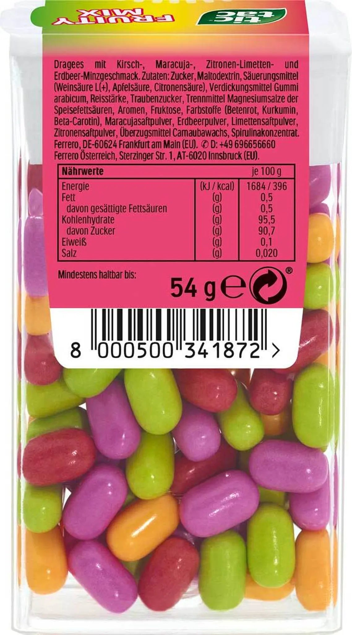 tic tac Fruity Mix 54g