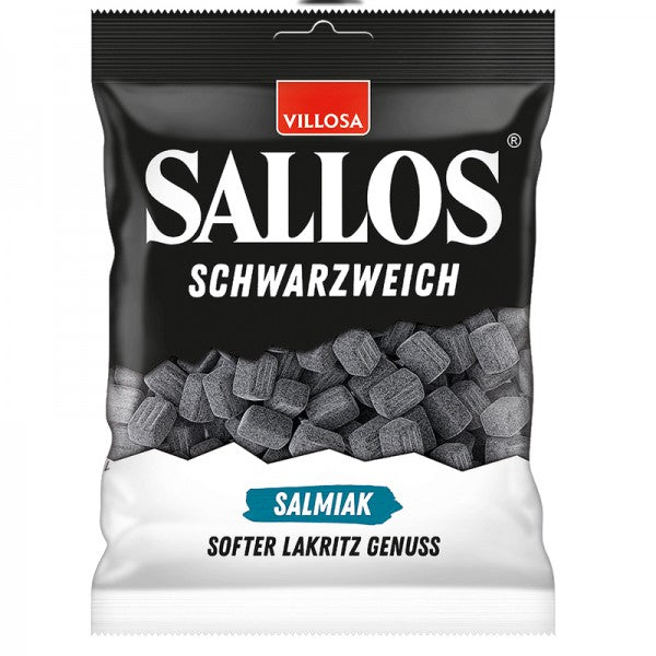 SALLOS SCHWARZWEICH SALMIAK LAKRITZ, 200G