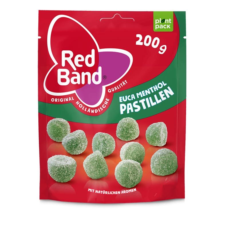 Red Band Euca Menthol Pastillen 200g