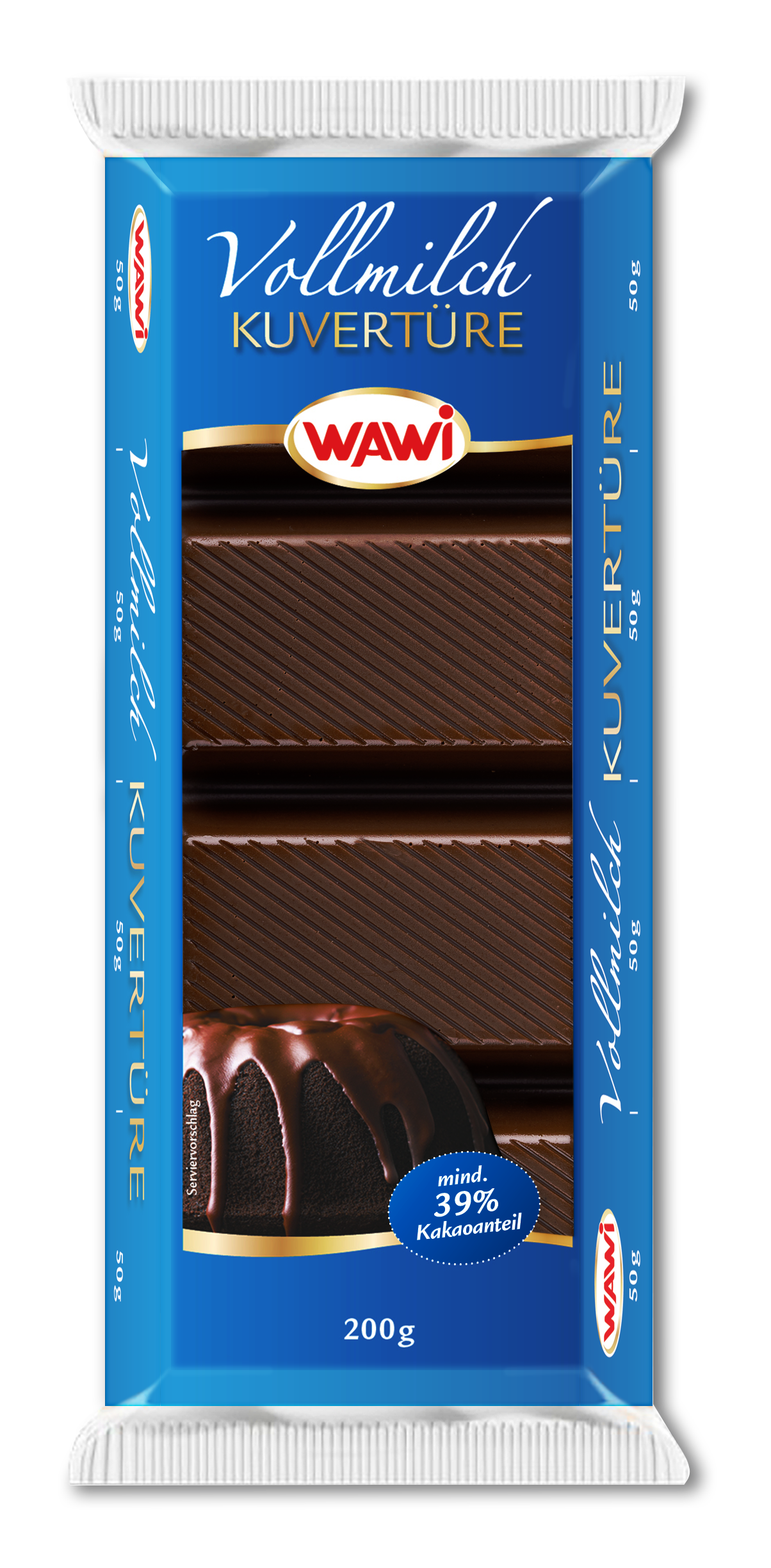 WAWI Kuvertüre Vollmilch 200g