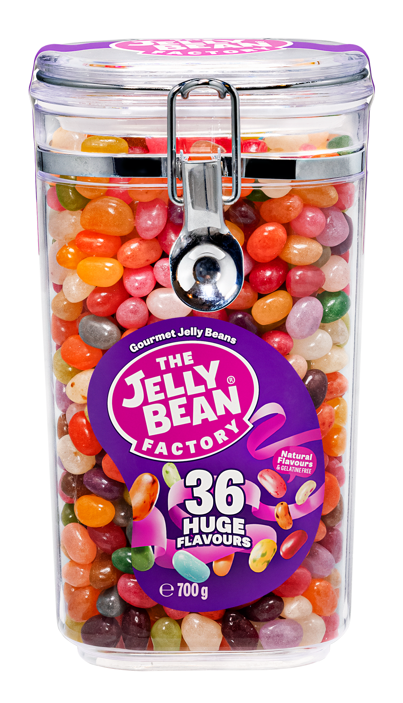 The Jelly Bean Factory 36 Gourmet Flavours 700g Jar