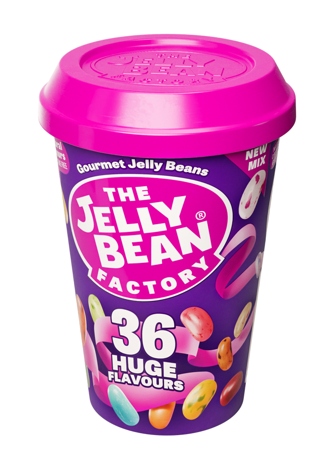 The Jelly Bean Factory 36 Gourmet Flavours 200g Cup