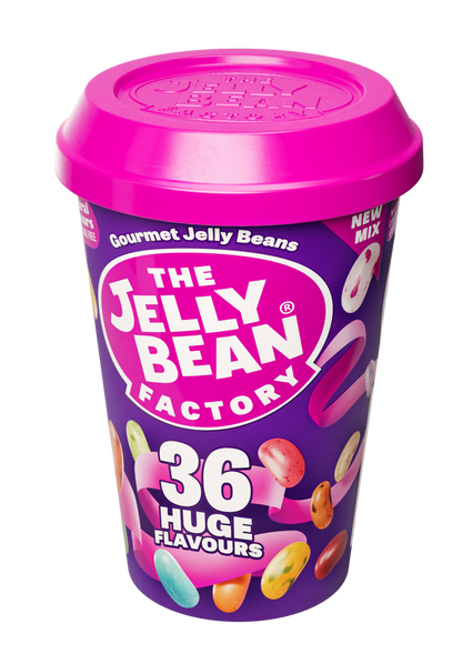 The Jelly Bean Factory 36 Gourmet Flavours 200g Cup