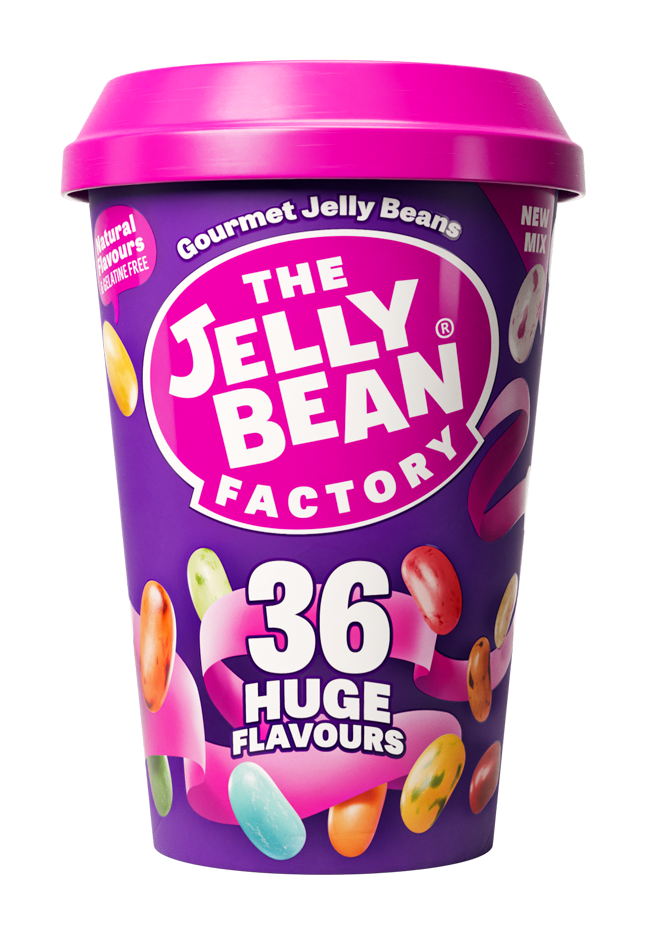 The Jelly Bean Factory 36 Gourmet Flavours 200g Cup