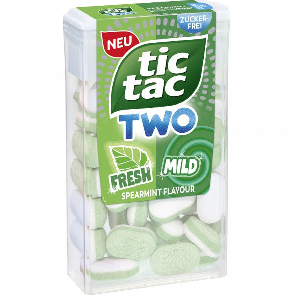 Tic Tac Two Spearmint Fresh & Mild 38,5g