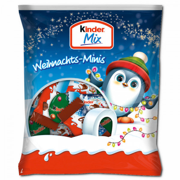 Ferrero Kinder Mix Weihnachts-Minis 153g Beutel