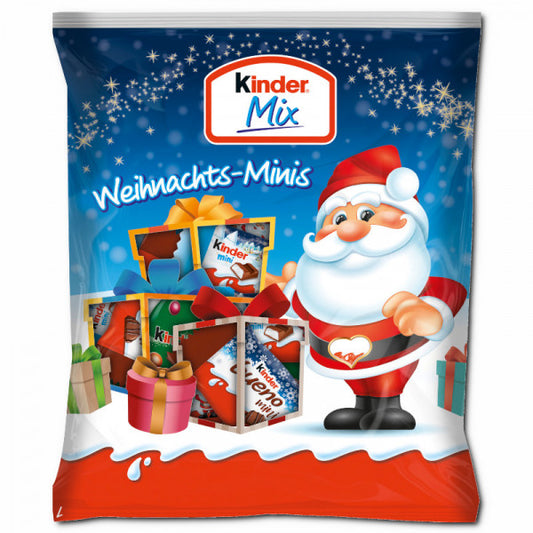 Ferrero Kinder Mix Weihnachts-Minis 153g Beutel