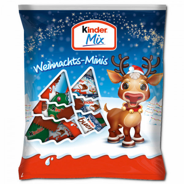 Ferrero Kinder Mix Weihnachts-Minis 153g Beutel