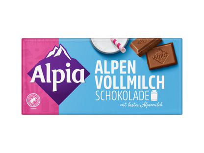Alpia Alpenvollmilch Schokolade 100g