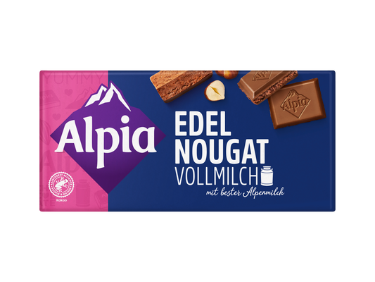 Alpia Edel Nougat Vollmilch 100g