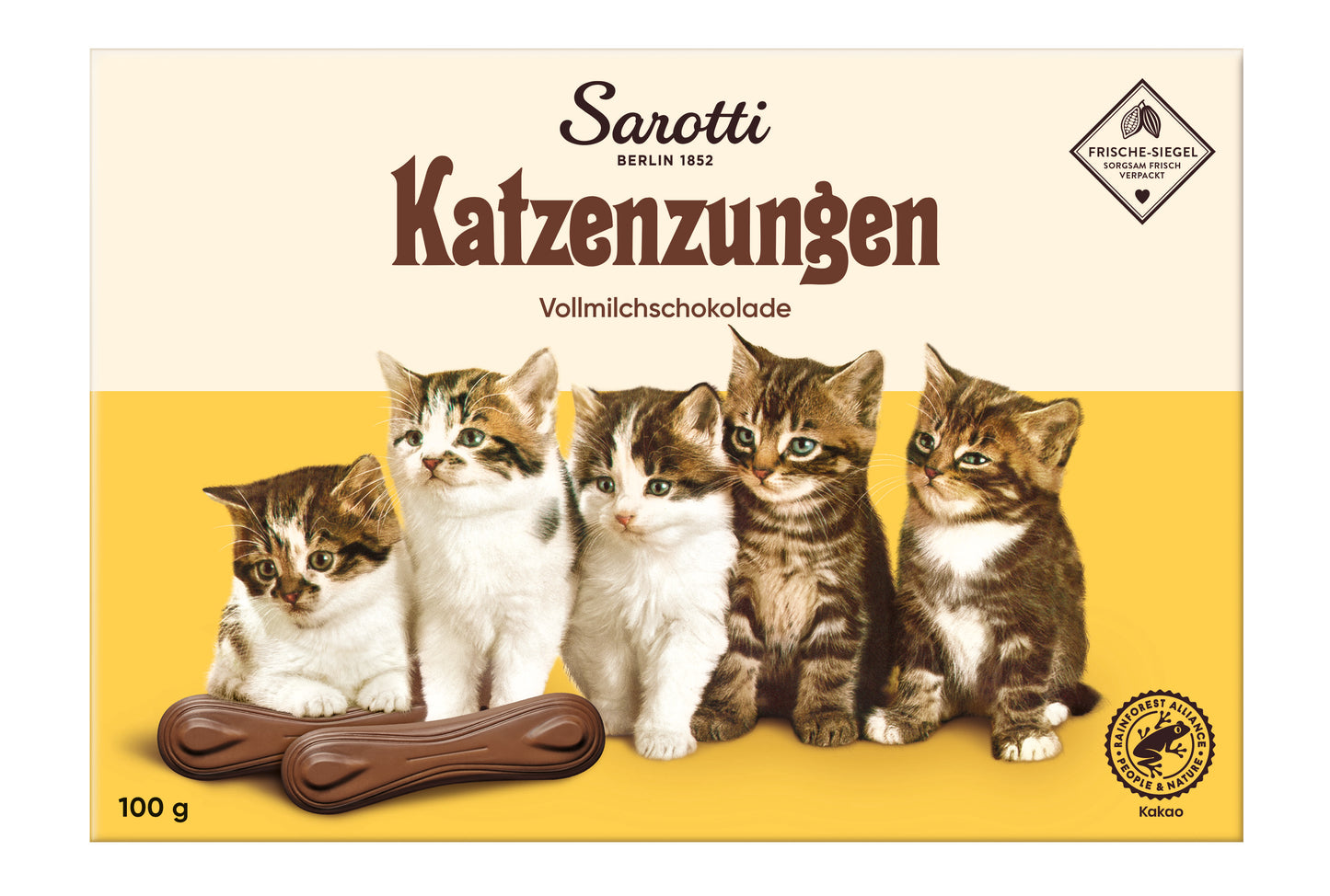 Sarotti Katzenzungen Vollmilch 100g