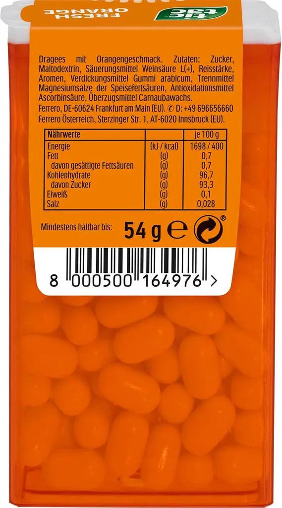 tic tac Orange 54g