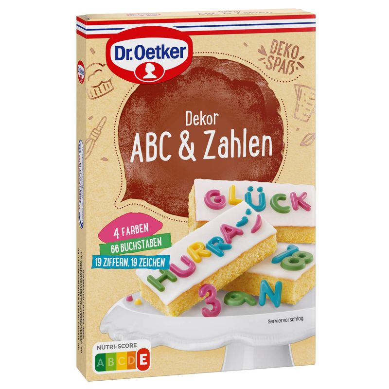 Dr. Oetker Dekor ABC & Zahlen 58g