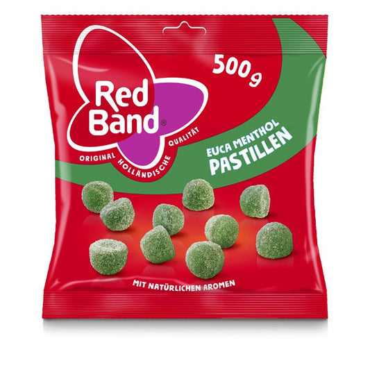 Red Band Euca Menthol Pastillen 500g