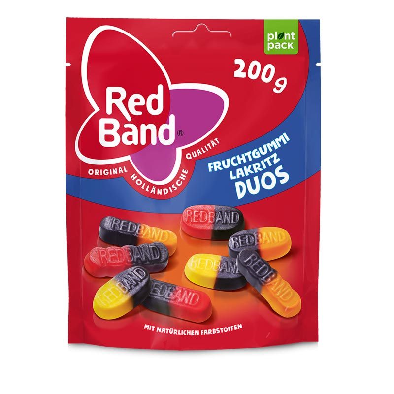 Red Band Fruchtgummi Lakritz Duos 200g