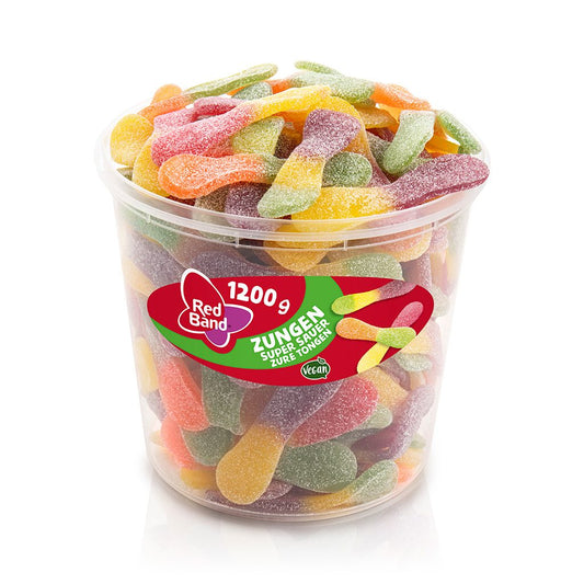 Red Band Fruchtgummi Zungen super sauer 100 Stück