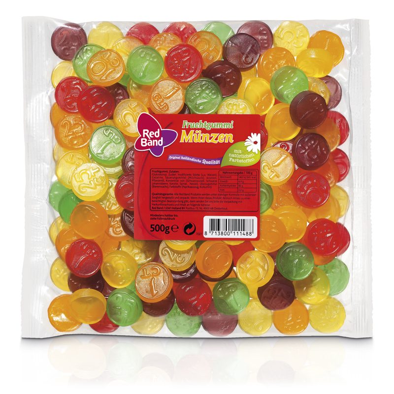 Fruchtgummi Münzen 500g