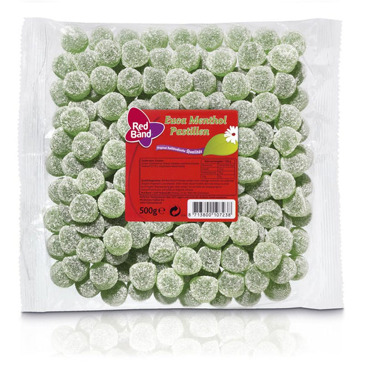 Red Band Euca Menthol Pastillen 500g