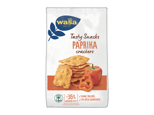 Wasa Tasty Snacks Paprika Crackers 150g