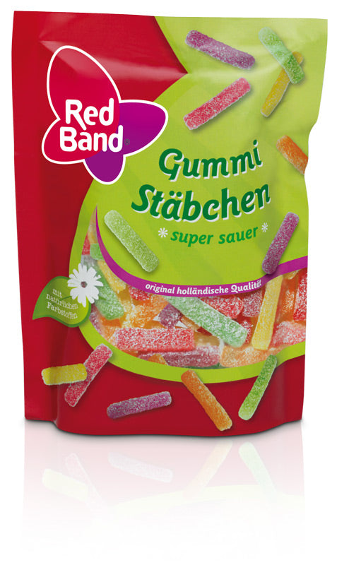 Gummi Stäbchen super sauer 200g