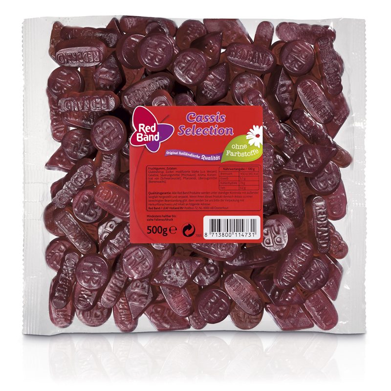 Red Band Cassis Selection 500g