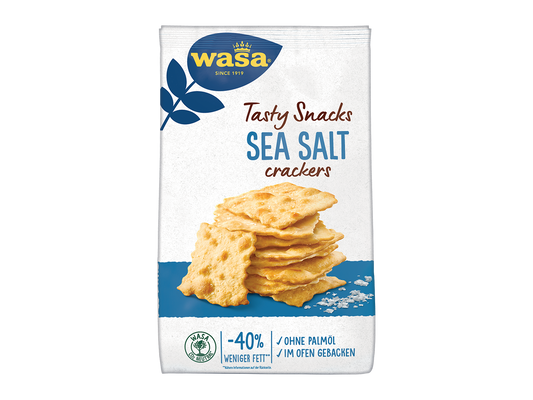 Wasa Tasty Snacks Crackers Sea Salt 180g