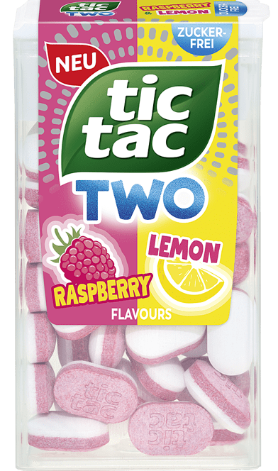 Tic Tac Two Rasberry & Lemon 38,5g