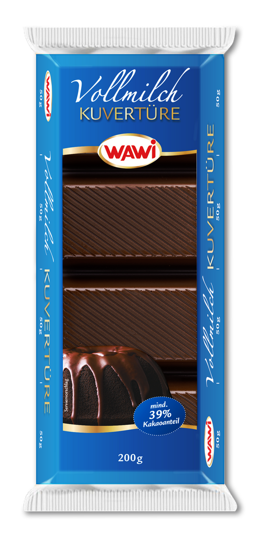 WAWI Kuvertüre Vollmilch 200g